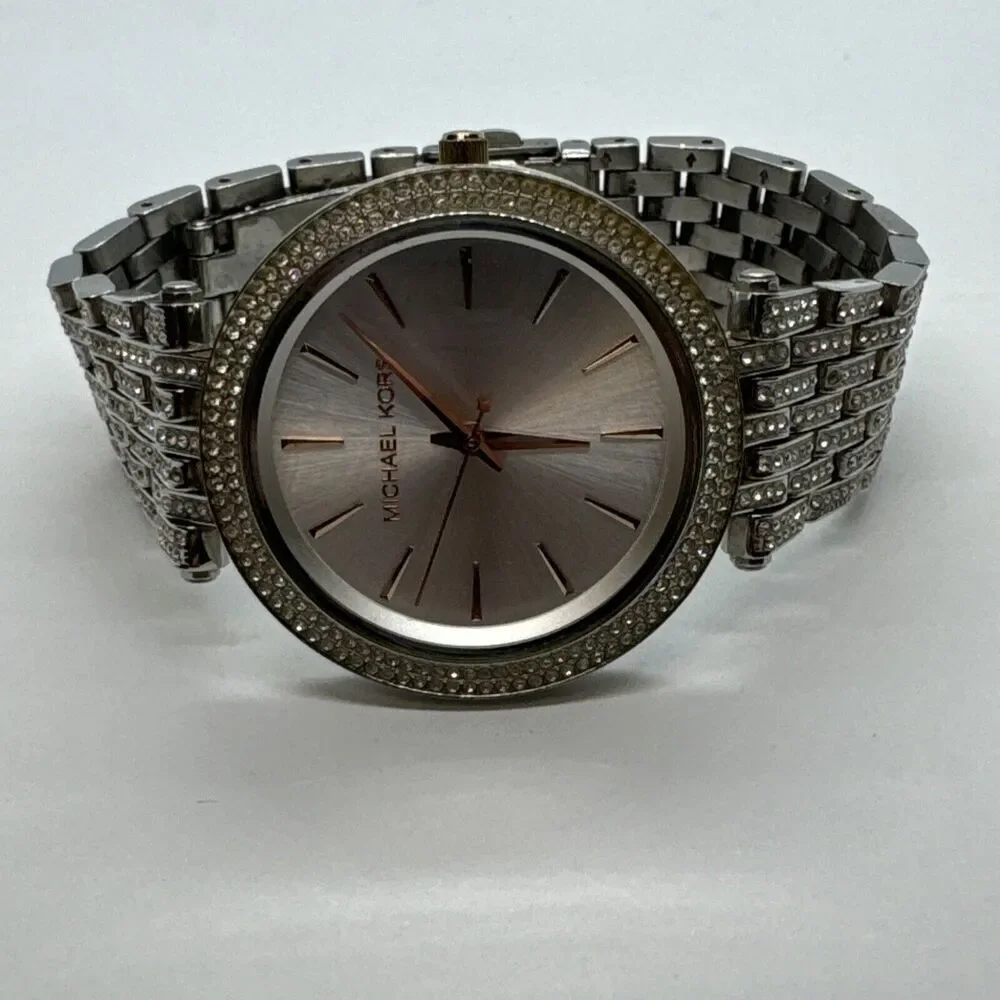 Michael Kors Darci MK3203 Women Silver Stainless Steel Analog Dial Watch JNA607